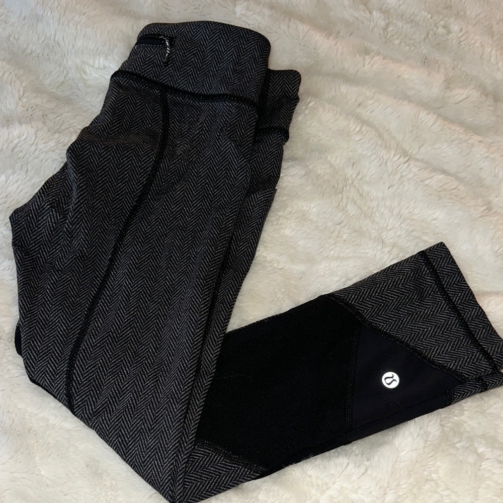Lululemon Herringbone Patterned Leggings